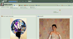Desktop Screenshot of madam-aracne.deviantart.com