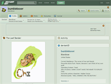 Tablet Screenshot of bumbleboxer.deviantart.com