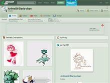 Tablet Screenshot of animagirldaria-chan.deviantart.com