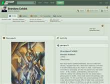 Tablet Screenshot of brandons-exhibit.deviantart.com
