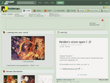 Tablet Screenshot of keidensan.deviantart.com
