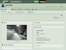 Tablet Screenshot of lover2ride.deviantart.com