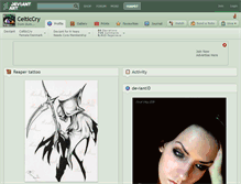 Tablet Screenshot of celticcry.deviantart.com