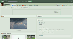 Desktop Screenshot of deathstock.deviantart.com