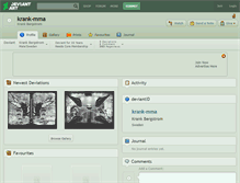 Tablet Screenshot of krank-mma.deviantart.com