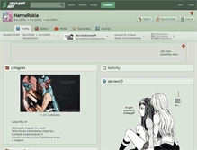 Tablet Screenshot of hannarukia.deviantart.com