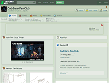 Tablet Screenshot of cad-bane-fan-club.deviantart.com