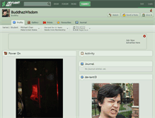 Tablet Screenshot of buddhazwisdom.deviantart.com