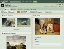 Tablet Screenshot of opalmist.deviantart.com