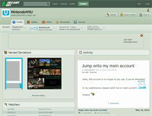 Tablet Screenshot of nintendowiiu.deviantart.com
