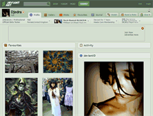 Tablet Screenshot of djedra.deviantart.com