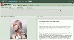 Desktop Screenshot of hana-sakura.deviantart.com