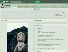 Tablet Screenshot of ihell-ix.deviantart.com