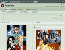 Tablet Screenshot of hushabyhollo.deviantart.com