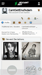 Mobile Screenshot of cantgetenufadam.deviantart.com