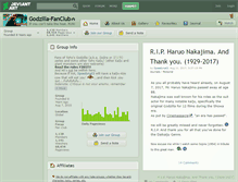 Tablet Screenshot of godzilla-fanclub.deviantart.com