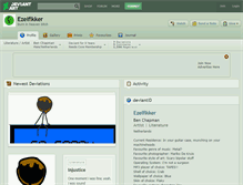 Tablet Screenshot of ezelfikker.deviantart.com