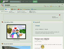 Tablet Screenshot of jonatan.deviantart.com