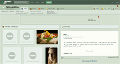 Desktop Screenshot of felloweskimo.deviantart.com