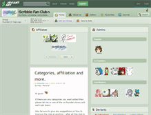 Tablet Screenshot of iscribble-fan-club.deviantart.com