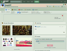 Tablet Screenshot of orochi77.deviantart.com