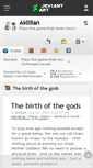 Mobile Screenshot of akillian.deviantart.com