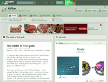 Tablet Screenshot of akillian.deviantart.com