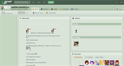 Desktop Screenshot of americanheros.deviantart.com