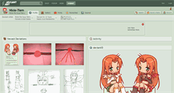 Desktop Screenshot of nixie-tiem.deviantart.com