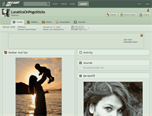 Tablet Screenshot of lunaticsonpogosticks.deviantart.com