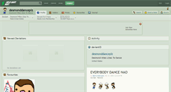 Desktop Screenshot of desmonddanceplz.deviantart.com