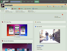 Tablet Screenshot of jumping4jc.deviantart.com
