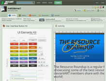 Tablet Screenshot of mattdanna.deviantart.com