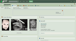 Desktop Screenshot of dravensart.deviantart.com
