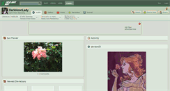 Desktop Screenshot of darkmoonlady.deviantart.com