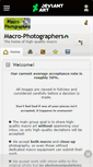 Mobile Screenshot of macro-photographers.deviantart.com