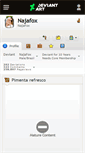 Mobile Screenshot of najafox.deviantart.com