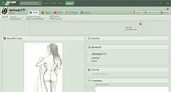 Desktop Screenshot of darklady777.deviantart.com