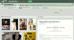 Desktop Screenshot of cain-hargreaves.deviantart.com