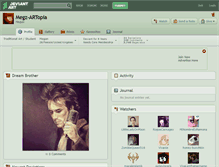 Tablet Screenshot of megz-artopia.deviantart.com