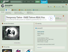 Tablet Screenshot of amsvartnir.deviantart.com