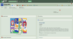 Desktop Screenshot of honey-bell.deviantart.com