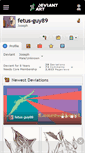 Mobile Screenshot of fetus-guy89.deviantart.com