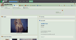 Desktop Screenshot of jennifer-ever.deviantart.com