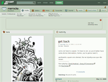 Tablet Screenshot of marrocka.deviantart.com