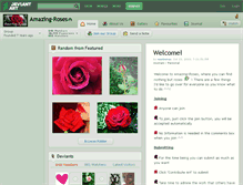 Tablet Screenshot of amazing-roses.deviantart.com