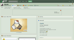 Desktop Screenshot of chipx86.deviantart.com