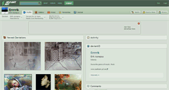 Desktop Screenshot of errrrrik.deviantart.com