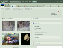 Tablet Screenshot of errrrrik.deviantart.com