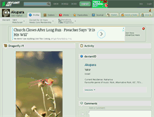 Tablet Screenshot of akupara.deviantart.com